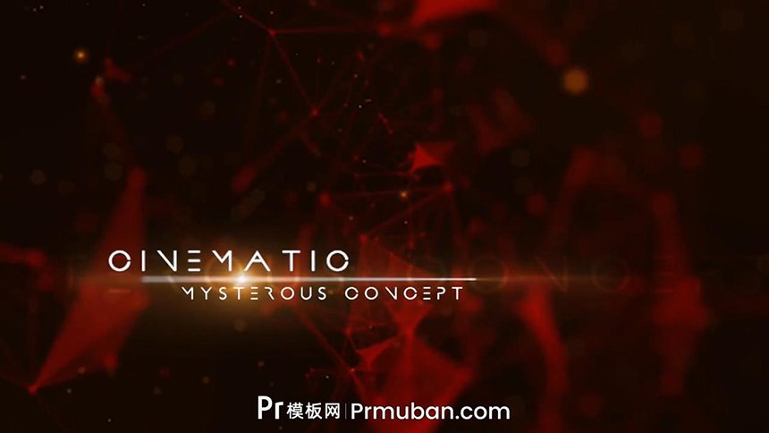 震撼大气Premiere金色光效字幕条模板 14个标题文字动画PR模板