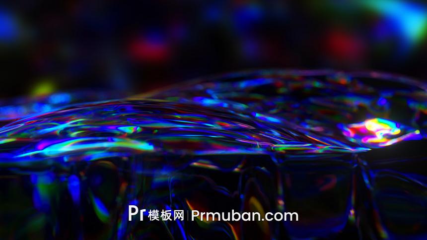 水视频素材 特写慢镜头彩色水(酒)视频无限缝环视频素材下载