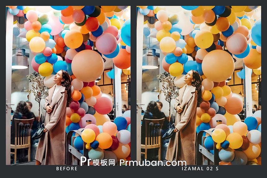 彩色褪色效果PR调色/达芬奇调色lut预设 LR预设