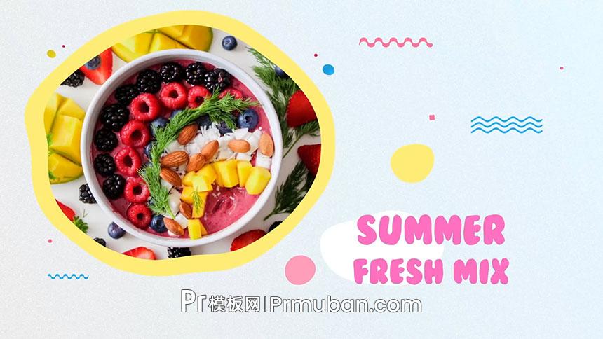 12个快速图文开场视频片头PR模板MOGRT如何使用PR教程