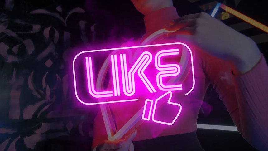 MOGRT 霓虹灯特效标题文字PR动态图形模板MOGRT