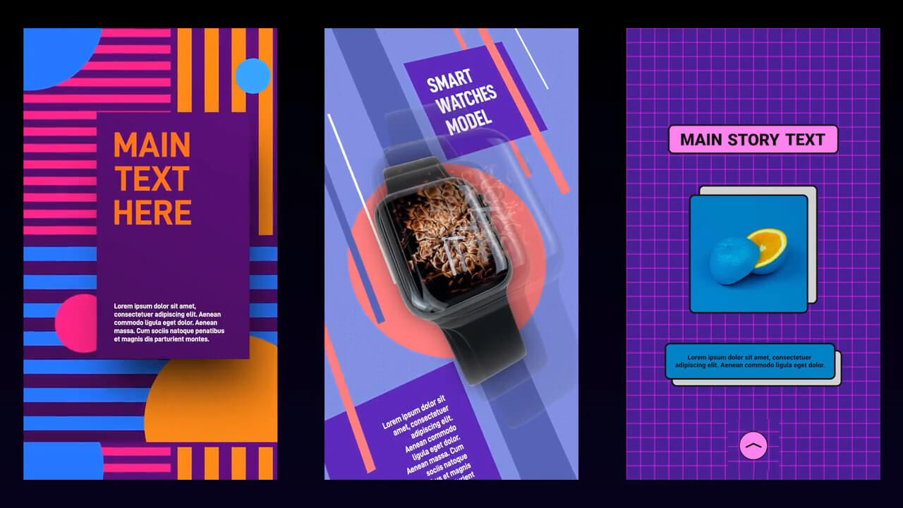 PR竖屏模板,多用途内容宣传展示PR手机短视频模板下载