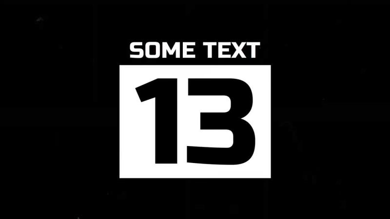 带有RGB闪动特效视频标题动画PR文字模板