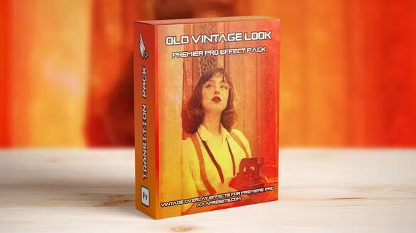 8种复古怀旧老电影风格视频滤镜PR模板.prproj项目文件