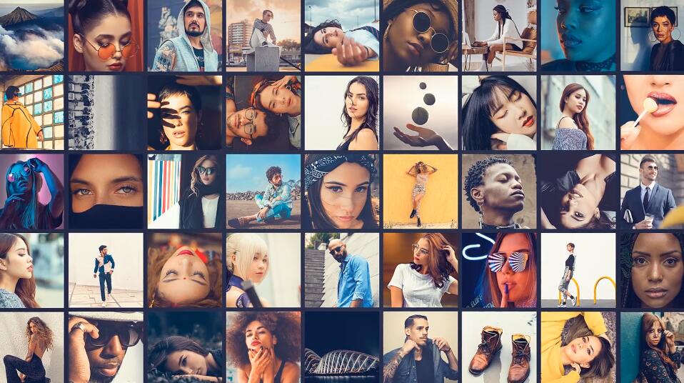 多张照片头像图片东湖开场视频片头模板