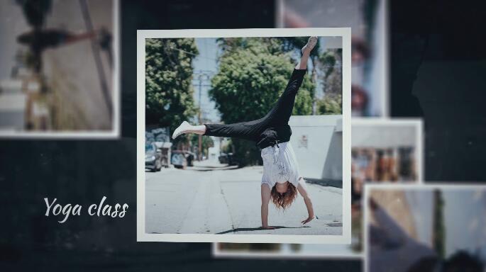 电影般浪漫回忆照片视频展示AE相册模板