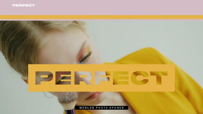 简约创意风格时尚领域短视频制作AE模板