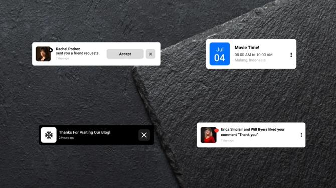 用户界面元素视频弹窗字幕AE模板素材