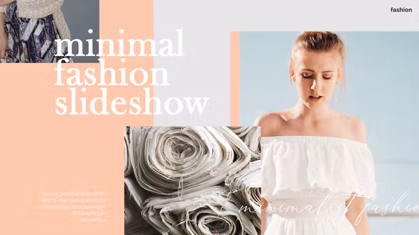 时尚设计领域图文短视频制作模板素材