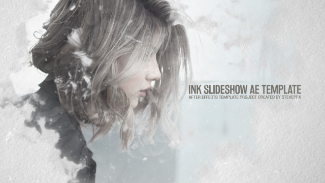 水墨(飞溅/滴落/烟熏效果)特效视频制作模板