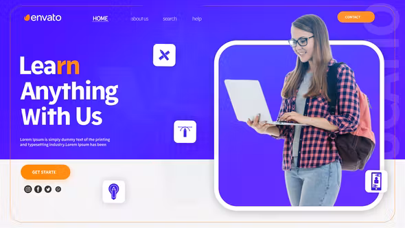 网络课程/教育机构活动宣传视频模板