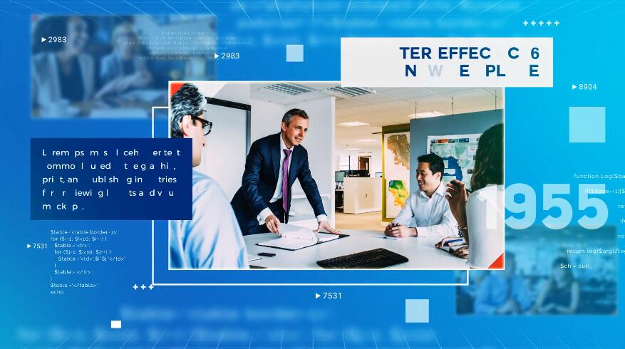 公司发展时间轴/重大事件记录视频制作模板