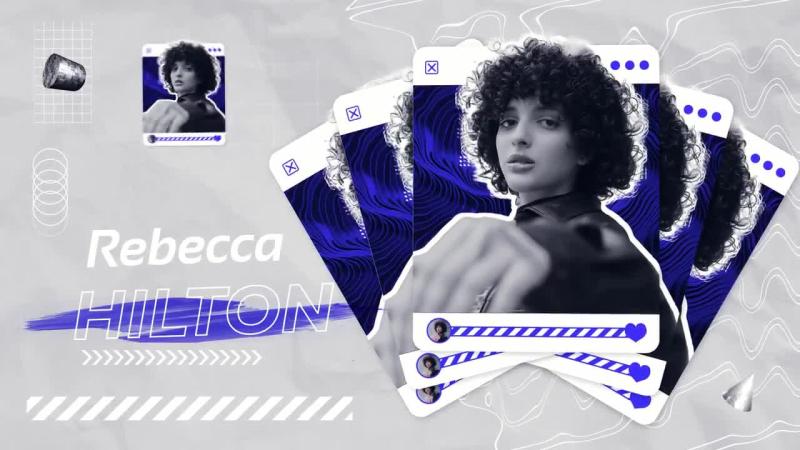 超炫酷人物(头像)介绍视频制作模板素材