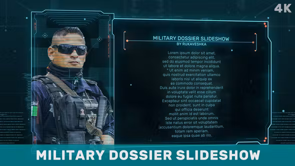 军事解说/科技节目人物介绍视频制作模板
